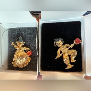 AVON vintage scarecrow brooches